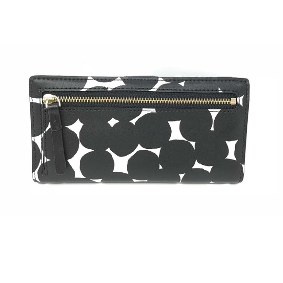 Kate Spade Stacy Grove Street Splodge Black Wallet - Picture 3 of 4